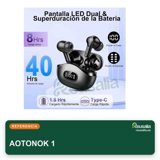 Auriculares Bluetooth 5.3 HiFi con reducción ruido