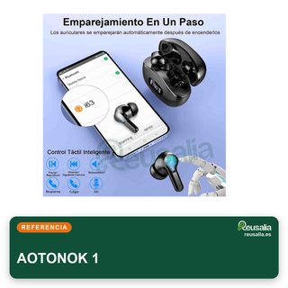 Auriculares Bluetooth 5.3 HiFi con reducción ruido