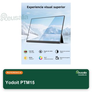 Yodoit monitor portátil 15.6" FHD USB-C HDMI