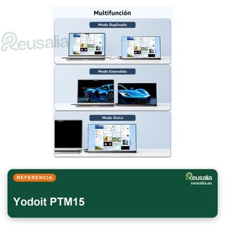 Yodoit monitor portátil 15.6" FHD USB-C HDMI