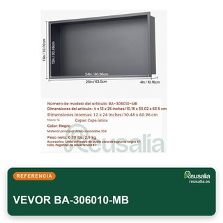 VEVOR nicho ducha acero inoxidable impermeable