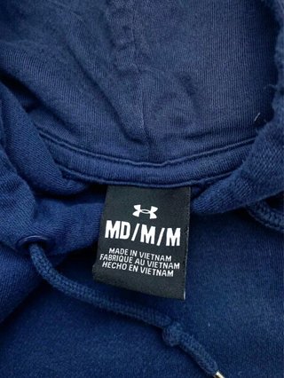 Felpa con cappuccio blu Under Armour