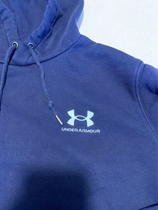 Felpa con cappuccio blu Under Armour