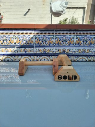Paralelas SOLID artesanales madera