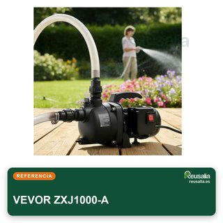 VEVOR bomba chorro pozos 800W 3700L/h