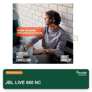 JBL LIVE 660 NC auriculares inalámbricos Bluetooth