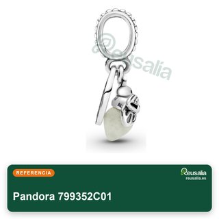 Pandora colgante luciérnaga plata brillante