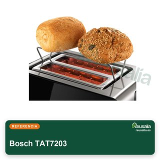 Bosch TAT7203 tostador compacto acero inoxidable