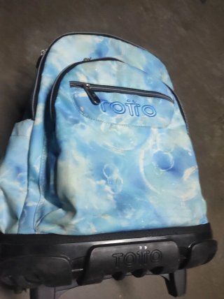 Mochila Totto Azul Tie-Dye