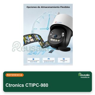 Ctronics cámara vigilancia exterior 4K color