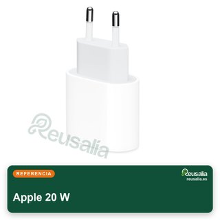 Apple 20 W adaptador carga rápida USB-C eficiente