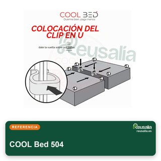 COOL Bed clips metálicos unir bases cama