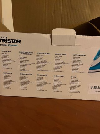 Plancha Vapor Tristar ST-8300 2000W