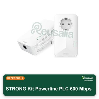 Strong Kit Powerline PLC 600Mbps Triple Toma