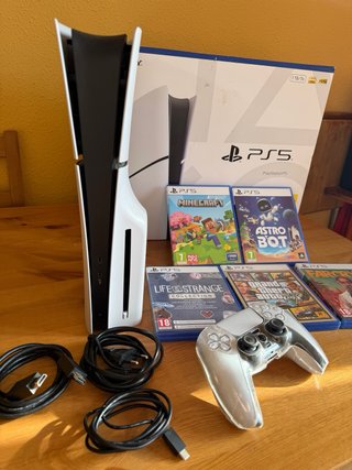Consola PlayStation 5 + 5 Juegos