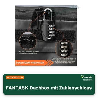 FANTASK baúl de techo impermeable 420L