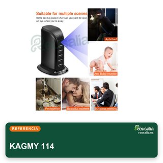 KAGMY cámara mini compacta cargador USB wifi
