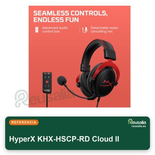 HyperX KHX-HSCP-RD Cloud II cascos gaming sonido