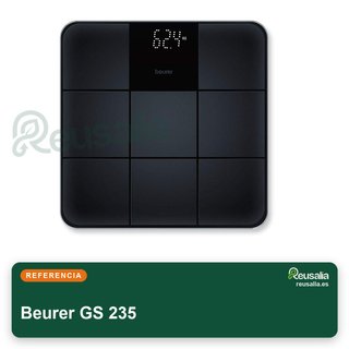 Beurer GS 235 báscula digital vidrio pantalla