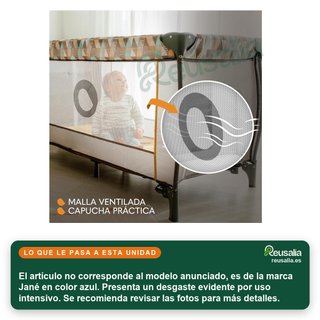 - Lionelo Sven Plus cuna viaje bebé mosquitero