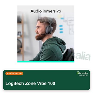 Logitech Zone Vibe 100 auriculares inalámbricos