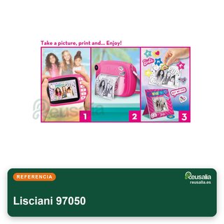 Lisciani Barbie cámara instantánea fotos selfie