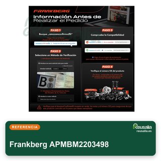 Frankberg motor ventilador calefacción vehículo