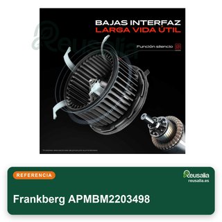 Frankberg motor ventilador calefacción vehículo