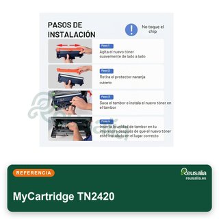 MyCartridge tóner compatible Brother TN2420 negro