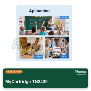 MyCartridge tóner compatible Brother TN2420 negro