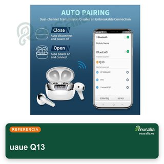 Auriculares inalámbricos Bluetooth 5.2 Q13 IP7
