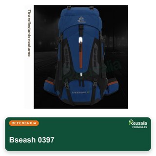 Bseash mochila senderismo impermeable 60L