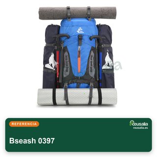 Bseash mochila senderismo impermeable 60L