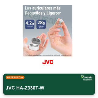 JVC Auriculares inalámbricos HA-Z330T-W blanco