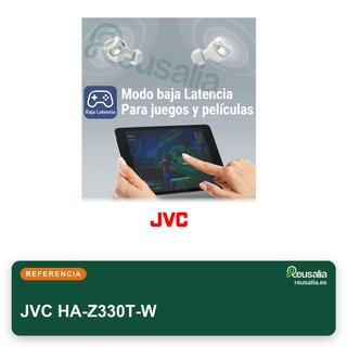 JVC Auriculares inalámbricos HA-Z330T-W blanco