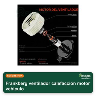 Frankberg ventilador calefacción motor vehículo