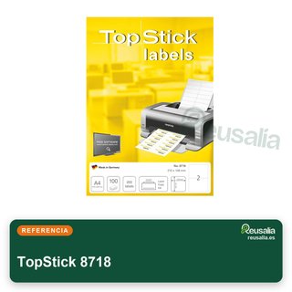 TopStick 8718 etiquetas autoadhesivas para oficina