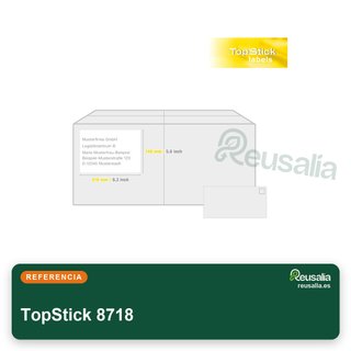 TopStick 8718 etiquetas autoadhesivas para oficina