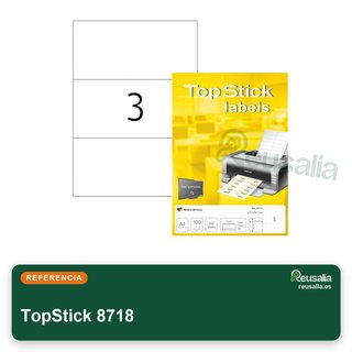 TopStick 8718 etiquetas autoadhesivas para oficina
