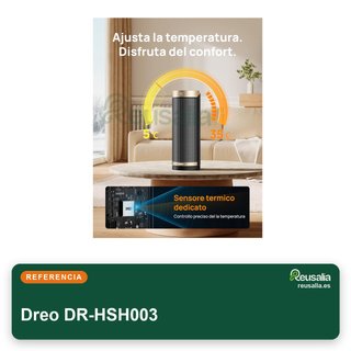 Dreo calentador eléctrico cerámica 1800W