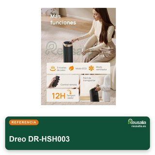 Dreo calentador eléctrico cerámica 1800W