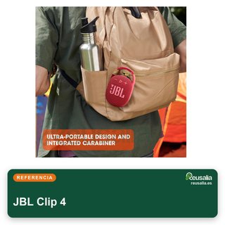 JBL Clip 4 altavoz portátil resistente agua