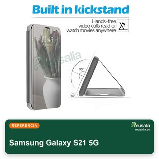 Funda espejo piel sintética Samsung Galaxy