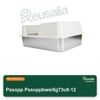 Caja para gatos acero inoxidable tapa