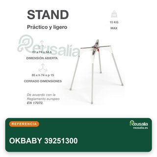 OKBABY kit bañera soporte bebé seguro