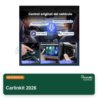 Carlinkit 2026 adaptador inalámbrico CarPlay