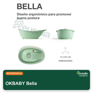 OKBABY Bella bañera bebé con soporte plegable