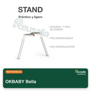 OKBABY Bella bañera bebé con soporte plegable