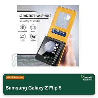 Samsung Galaxy Z Flip 5 Funda piel cartera