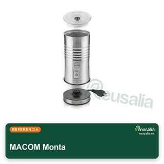 MACOM Monta calentador leche espuma acero
